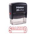 thumbnail image 2 of Printtoo Tampon de Bureau Papeterie Scanné Encrage Automatique Tampon en Caoutchouc-Rouge, 2 of 2