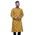 thumbnail image 3 of Atasi Kurta Imprimé pour Hommes Col Mandarin Popeline de Coton Kurta Chemise Décontractée, 3 of 7