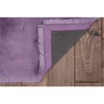 thumbnail image 4 of Linon Maven Tapis d'Accent en Polyester Faux Lapin 3'x5' Violet, 4 of 8
