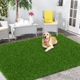 thumbnail image 1 of Artificial Grass Turf Rug 3x5 Ft Indoor Outdoor Grass Door Mat Realistic Grass Patch Dog Pee Pads Potty Training Rug with Drainage Holes Turf Carpet for Dogs Pets Patio Backyard, 1 of 7