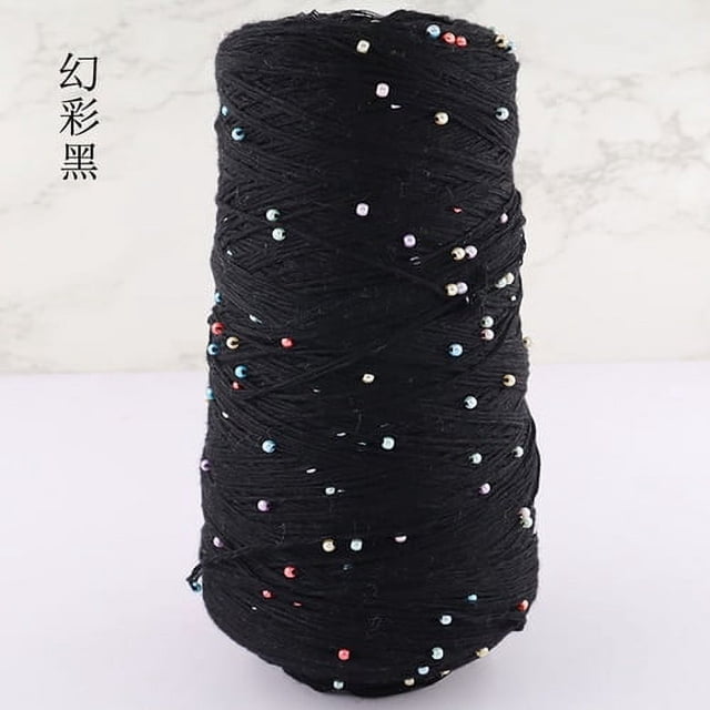 350g Pearl Mercerized Cotton Yarn Hand-knitted Cotton Pearl Lace Line Fine Crochet Thread Bead Thread Diy Hand-braided Thread