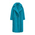thumbnail image 5 of LOVZFMLL Vestes pour Femmes Manteau à Manches Longues en Cheveux d'Agneau Col Chaud, 5 of 5