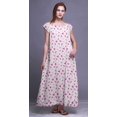 thumbnail image 2 of Bimba Robe de Nuit Imprimée pour Femmes en Rayonne Longue Maxi Robe de Sommeil Robe de Nuit, 2 of 4