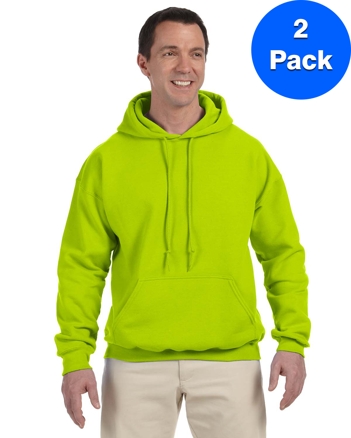 Gildan Sweat à Capuche DryBlend pour Hommes 50/50 - G125 (Lot de 2)