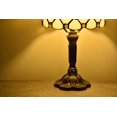 thumbnail image 4 of Tiffany Style Table Lamp Beside Desk LED Lamp Bedroom Stained-Glass 14.5'' Height Multi-color, 4 of 4