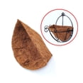thumbnail image 1 of 2 Pcs Demi-Pot de Fleurs en Fibre de Coco Doublure de Panier Suspendu, 1 of 7