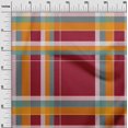 thumbnail image 2 of oneOone Cotton Cambric Fabric Madras Check Print Sewing Fabric BTY 56 Inch Wide, 2 of 4