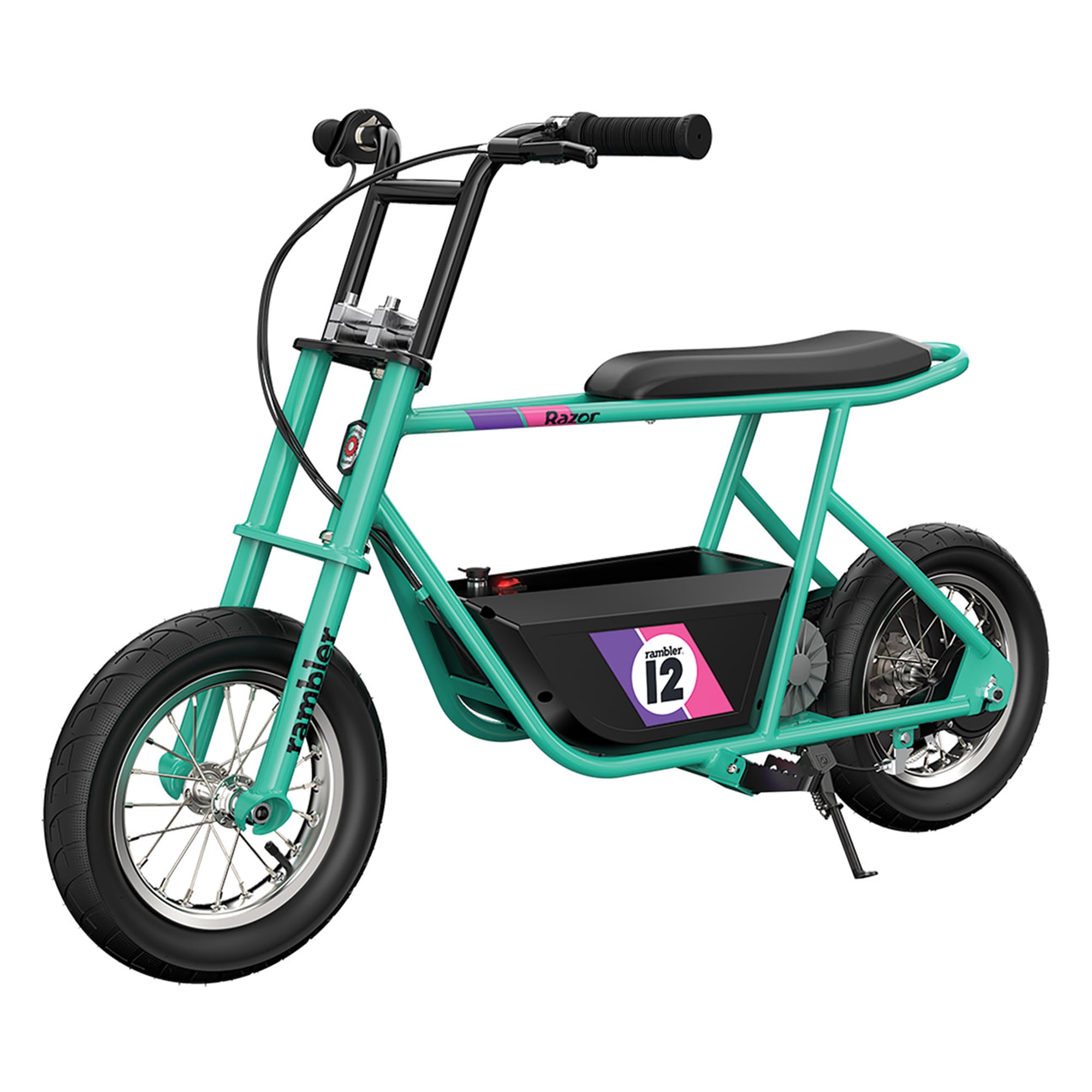 Razor Rambler 12 Retro Electric Bike, Age 13+, 14 Mph, 40-Min Run, 170 lb Max, Mint