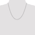 thumbnail image 2 of Diamond2Deal 925 Sterling Silver 2.5 mm Rolo Chain Necklace for Women 20", 2 of 5