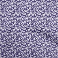 thumbnail image 1 of oneOone Cotton Flex Purple Fabric Floral Sewing Craft Projects Fabric Prints By Yard 40 Inch Wide, 1 of 4