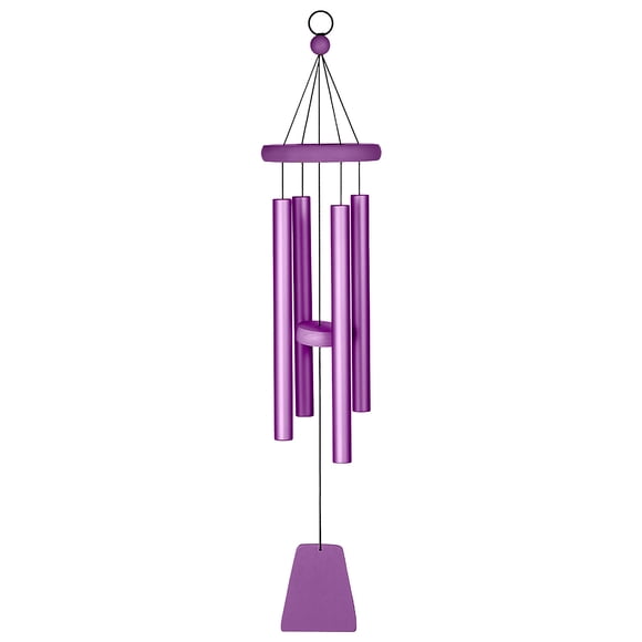 Dvkptbk Wind Chimes Colorful Outdoor Metal Four Tube Music Wind Chime Ornament Decoration Home Decor