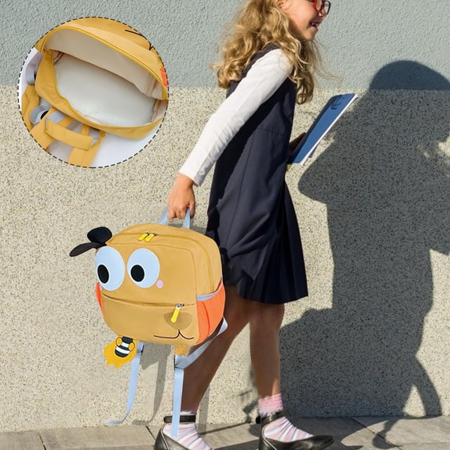 Dvkptbk School Backpack Elementary School Backpack Large Capacity Polyester School Bag Sports Bag