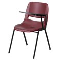 thumbnail image 1 of Bowery Hill Chaise d'Appoint Ergonomique en Coquille, Bourgogne, 1 of 7
