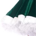 thumbnail image 4 of KAWELL Ensemble de Costume 2 Pcs Mrs Claus - Robe à Capuche en Velours avec Ceinture pour Noël, 4 of 6
