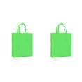 thumbnail image 2 of Maytalsory Nouveau Sac à Main Réutilisable en Gros Sac de Courses Solide Sac Pliable Écologique Vert 2Set, 2 of 6