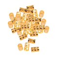 thumbnail image 2 of TISHITA 100 Pieces Dreadlocks Beads Beard Beads Fashion Adjustable Decorative Hair Braid A, 2 of 8