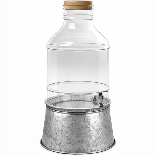 TarHong Support de Distributeur de Boissons Galvanisé, 10,2 Pouces" x 5,7 Pouces", Acier Galvanisé