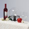 thumbnail image 4 of All the Rages LT1062-BLK Lampe de Table Boule de Cristal en Verre Designs Élégants, Noir, 4 of 4