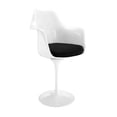 thumbnail image 4 of Heavenly Collection Tulip Dining Armchair Black SET OF 2, 4 of 6