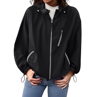 Veste de Protection Solaire à Manches Longues Tauxra pour Femmes, Veste de Course UPF 50, Veste Athlétique Légère en Tissu à Séchage Rapide pour l'Entraînement, la Randonnée et les Sports de Plein Air