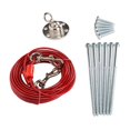 thumbnail image 3 of Large Dog Anchor, Long Range 360 Rotatable Hook Dog Stake With Leash For Beach For Camping For Yard 10m / 32.8ft, 3 of 8