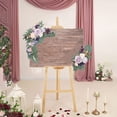thumbnail image 4 of mtvxesu Simulation Silk Flower Arch Decor with Clips for Wedding Party Decoration, 2 Pcs, 20X10 Inches and 13X7.8 Inches, 4 of 6