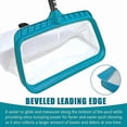 thumbnail image 4 of EGNMCR Pool Skimmer Net Heavy Duty Swimming Leaf Rake Deep Fine Nylon Mesh Bag Fast Cleaning Debris Removal Tool Pole Not Included Professional Pool Skimmer Net, 4 of 8