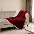 thumbnail image 4 of Hearth & Gear Soft Double Flannel Blanket For Year Round Warmth And Comfortable Sleep Oversize Blanket Throw Styles Blanket Barefoot Blanket Fall Blanket Microfiber Twin Blanket Twin Size Blankets for, 4 of 5