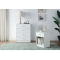 thumbnail image 3 of Mainstays Commode à 4 Tirois, Blanc, 3 of 9