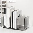 thumbnail image 4 of Kadlawus Acrylic Desktop Organizer, 3 Slot Clear File Rack, Space Saving Storage Stand for Office Desk, Teen Study Table, Books, Magazines, Documents, 4 of 6