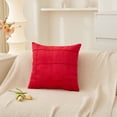 thumbnail image 1 of Brushed Pillowcase Line Back Cushion Pillow Case For Sofa Bedroom, 1 of 6