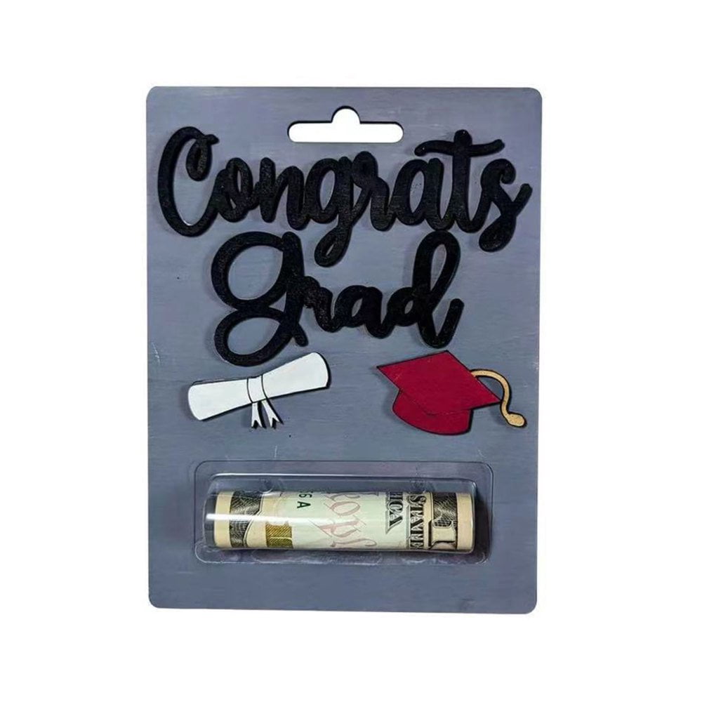 MesaSe Graduation Congrats Money Holder Graduation Wooden Congrats Cards for Friends Graduation Gift