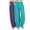 Purples, variant on LLYwey Deals Plus Size Dress Pants Ladies Casual Trousers Solid Drawstring Waist Long Pants with Pocket New Full Length Pants Regular Fitted White M