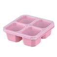 thumbnail image 1 of Binwennn 1PC Snack Containers Reusable Bento Snack 4 Compartments Meal Prep Lunch Containers For Kids Adults Divided Food Storage Containers For School Work Travel Lunch Boxes for Kids Stacking Pantry, 1 of 8