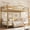 Gold, variant on Bingirl Twin Over Twin Metal Bunk Bed with Ladder and Guardrails - Heavy-Duty, 400 Lbs Capacity, No Box Spring Needed, Easy to Assemble - Pink, Space-Saving 's Bed