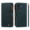 thumbnail image 2 of Samsung Galaxy M56 Wallet Cover with Zipper Pocket, Green, 2 of 6