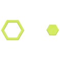 thumbnail image 1 of Pompotops Magnifiques Hexagones Gabarit de Couture pour Courtepointe Liquidation, 1 of 3