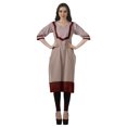 thumbnail image 3 of Moomaya Kurti de Designer Bollywood pour Femmes, Kurta Tunique Imprimée Longueur Genou, 3 of 6