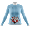 thumbnail image 1 of Long Sleeve Cycling Jersey Santa Claus Group Womens - 5XL, 1 of 3