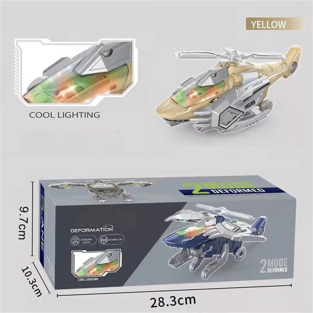 Liyamei Children's Transformation Blowtorch Airplane Toy Airplane Which Can Between Airplane And Robot Modes Bringing And Excitement To Children.
