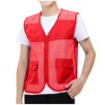 thumbnail image 1 of Cameland Plus Size Men Vest Tops Solid-Color Convenient Mesh Outdoor Breathable Zipper Pockets V-Neck Tank Top, 1 of 7