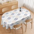 thumbnail image 3 of Oval Tablecloth 52 x 70 Inch, Vintage Abstract Leaf Tablecloth for Oval Table, Fabric Wrinkle Free Washable Waterproof Modern Tablecloth Oval Table Cloth for Dining Room Table, 3 of 5