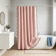 thumbnail image 4 of Grand Rideau de Douche en Polyester Imperméable avec Oeillets Inoxydables, 70,87 X 78 Pouces, Couleurs Multiples, Facile à Installer et à Nettoyer, 4 of 6