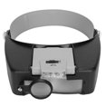 thumbnail image 2 of Head Mount Magnifier, Glasses Magnifier Sliding Switch Ergonomic Shape High Brightness  for Repairing for Reading Red,Gray, 2 of 8