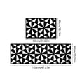 thumbnail image 3 of 2 Piece Kitchen Rugs Set Washable Non Slip Floor Mats Defend Fatigue Cozy For Sink Stove Lasting Stain Counteractive Low Pile Carpet, 3 of 6