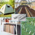 thumbnail image 3 of 10 Pcs PVC Pipe White, 1M Length PVC Hose Duct Hose Piping for Greenhouse Garden Backyard Projects, 3 of 8