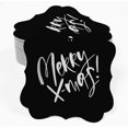 thumbnail image 2 of Inkdotpot Real Silver Foil Bracket Shape Paper Hang Tags Merry X-Mas Christmas Favor Tags Pack Of 50, 2 of 7
