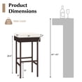 thumbnail image 3 of Gymax Patio Rattan Barstools Set of 2 Outdoor Wicker Bar Height Chairs w/ Footrest & Soft Cushions, 3 of 6