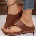 thumbnail image 2 of Mepaouo Platform Flip Flops for Women 2025 Comfortable Split Toe Arch Support Walking Dressy Sandals, 2 of 8