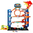 thumbnail image 1 of Hot Wheels City Ultimate Garage Playset from “Let’s Race” with 2 Toy Cars & Storage for 50+ Cars, 1 of 6